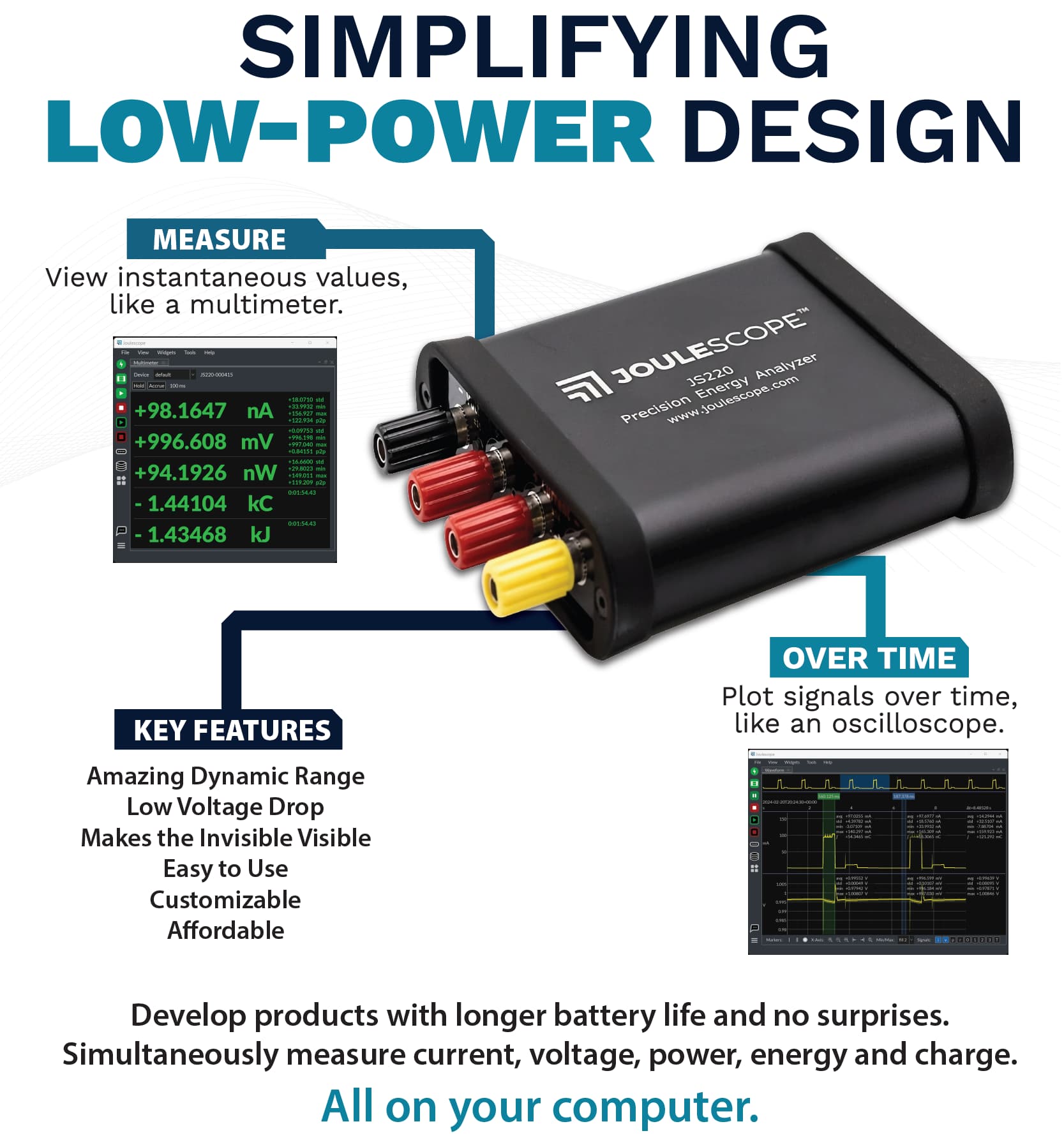 Joulescope JS220 flyer