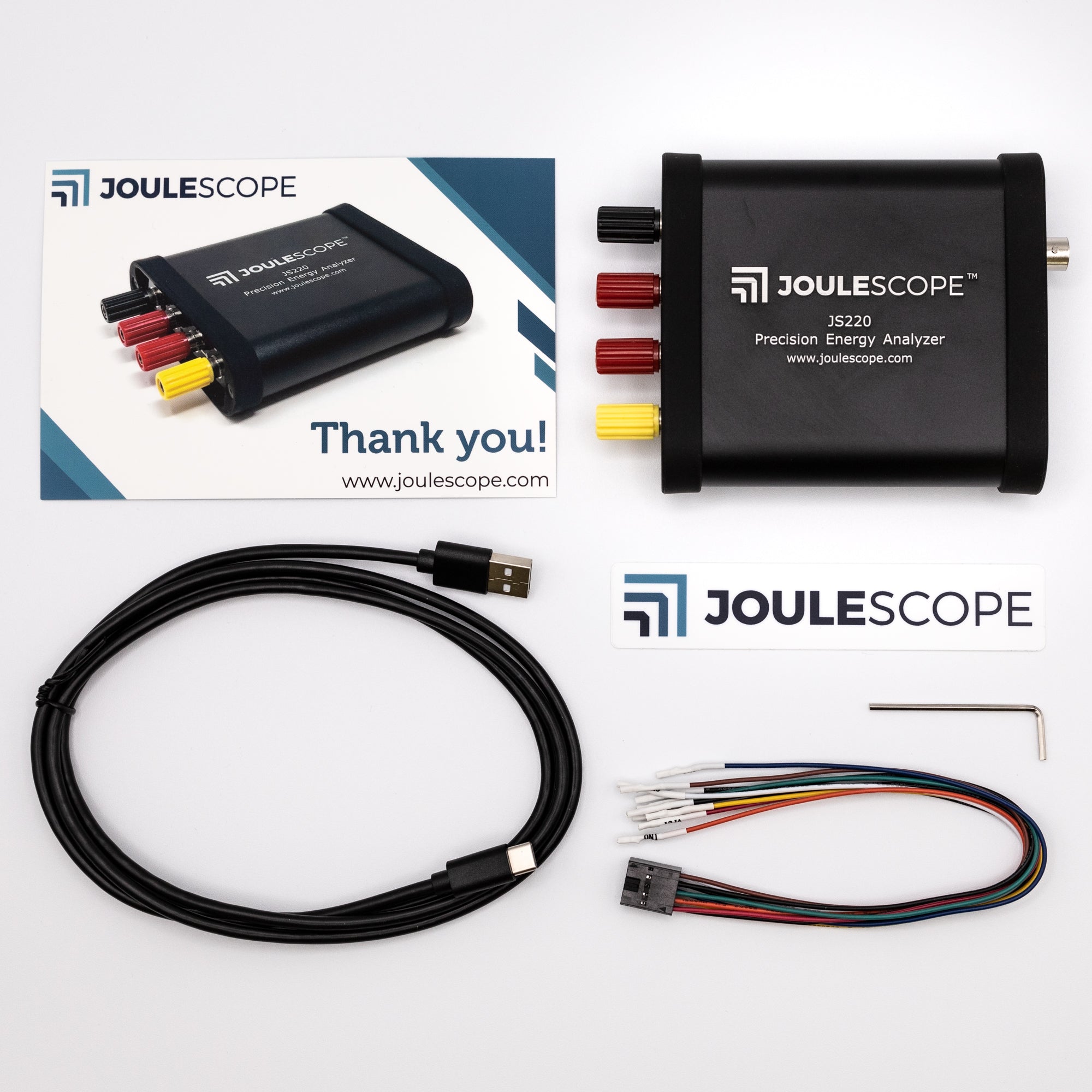 Joulescope JS220 product contents